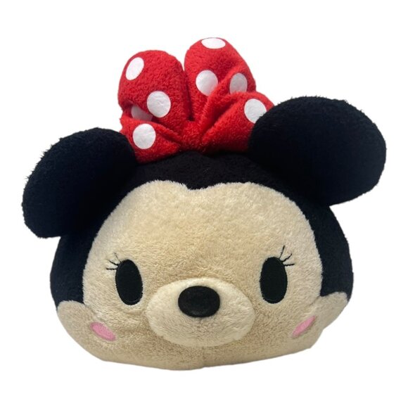 Disney Parks Other - Disney Tsum Tsum Minnie Mouse Plush Stuffed Animal Toy Red Black Polka-dots